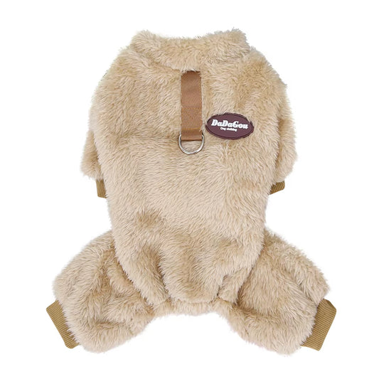 Winter Dog Clothes for Small Medium Dogs French Bulldog Jumpsuit Coat Warm Fleece Puppy Jacket Dogs Clothing Chihuahua Outfit